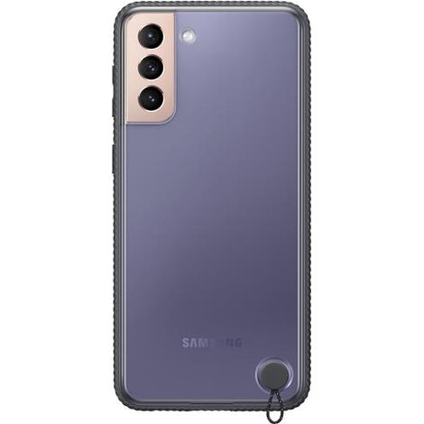 Funda Samsung para Samsung Galaxy S21 Plus, color negro transparente.