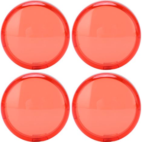 Accessoires moto : Cache clignotant rouge 6 cm (1/5)