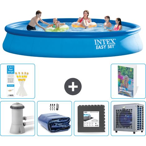 Intex Piscina Easy Set Rotonda - 457x84 cm - 7-pezzi  S190 (1/5)