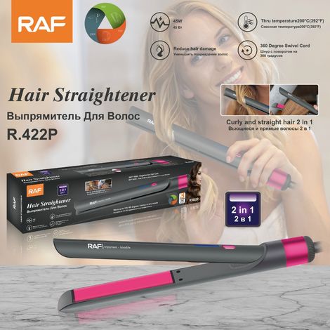 Lisseur à cheveux conforme aux normes européennes, avec ions négatifs, doux pour les cheveux, adapté à un usage domestique. (1/5)