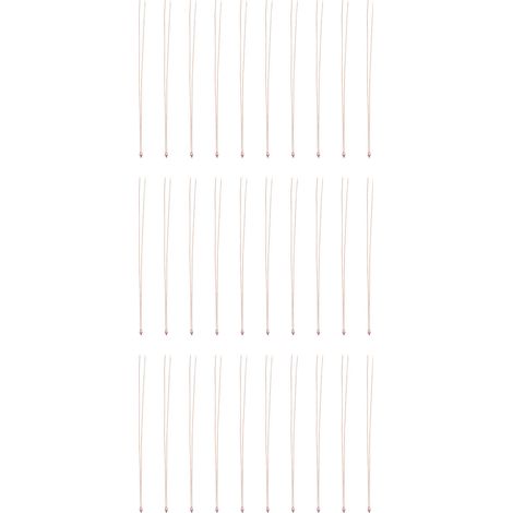 Thermistance NTC scellée en verre, 30 pièces, résistance thermique à une extrémité pour imprimante 3D, thermomètre MF51-103F-B3435-L65 10K B3435