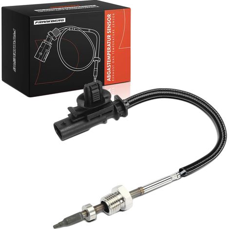 Sensor de temperatura, rosca M14x1.5, cable de 330 mm de longitud, 2 contactos de conector, sensor PTC, llave de 17 mm. (1/5)