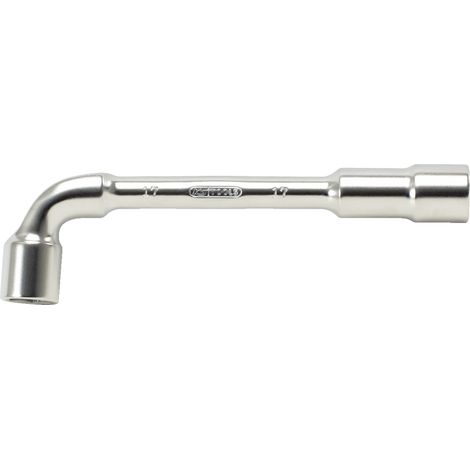 KS TOOLS - Clé à pipe débouchée KS CHROMEmat, 14 mm - 6x6 pans - - 517.0414