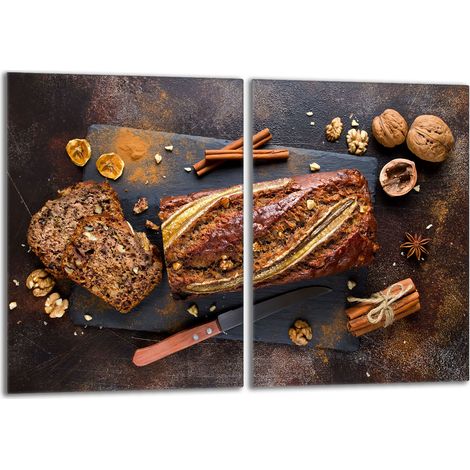 Glasschutzplatte für den Herd 2x40x52 Brot (1/5)