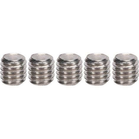 Kit d'assortiment de 50 vis sans tête en acier inoxydable A2-70, vis de fixation M3x3 (1/5)