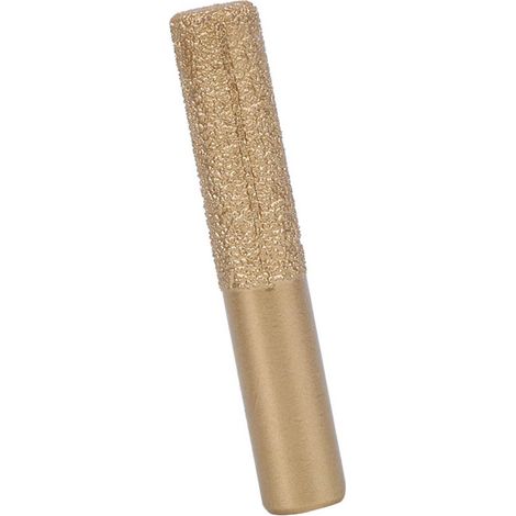 Fraises à rainurer diamantées à tige droite brasées dorées pour quartz, marbre, pierre - couteau à joints 12,7 x 13,5 x 75 mm (1/5)