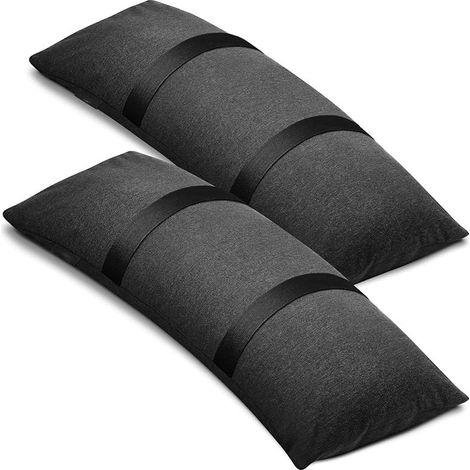 2 Pièces Poids Parasol, Socle Parasol Extérieur, Sac de Sable pour Tonnelle, Sac de Sable pour Pied Parasol, Poids pour Tonnelle Sac de Sable, Pied de Parasol Remplissable pour Extérieur (1/5)