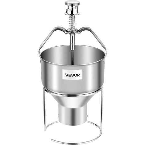 Distributeur de beignets manuel, en acier inoxydable 304, distributeur de pâte commerciale grande capacité, réglable sur 6 épaisseurs avec support, pour restaurant, café, boulangerie, cuisine (1/5)