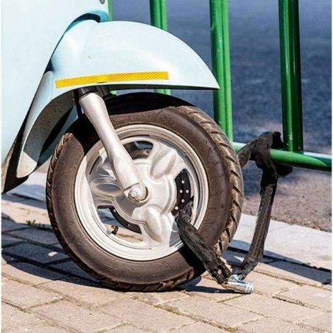 123 CM Antivol Velo,Chane Antivol Cadenas pour vélo moto,en acier ANTIVOL (1/4)