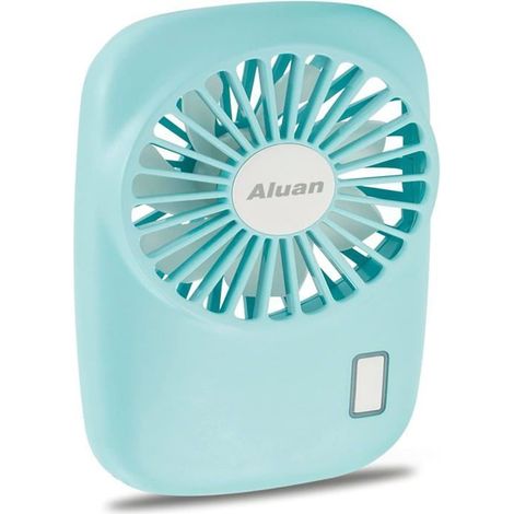 Mini ventilateur portatif puissant, petit ventilateur personnel portable, vitesse réglable, rechargeable par USB, pour enfants, fil (1/5)
