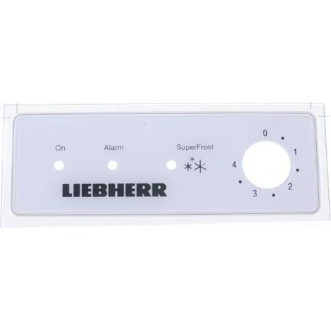 STICKER BANDEAU DE COMMANDE (POIGNEE) POUR CONGELATEUR LIEBHERR - 7736018
