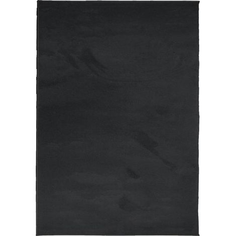 Tapis OVIEDO à poils courts noir 160x230 (1/5)
