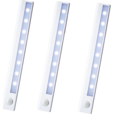 Bewegungsmelderlampe für Schlafzimmer, Flur, Toilette, Treppenhaus, Schrank, Bücherregal, Kleiderschrank, Nachttischlampe - Crezuo