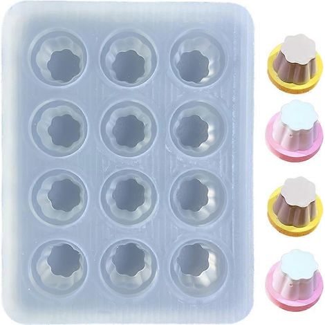 Silikon-Mini-Förmchenform für Pralinen, Bonbons, Gelees, Puddings und Kuchen. (1/4)