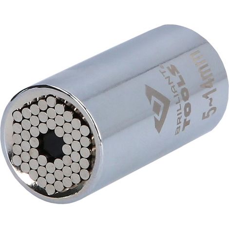 BRILLIANT TOOLS  1/4" Vaso  universal 5  - 14  mm  - BT020899 (1/4)