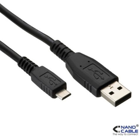 Nanokabel - usb 2.0 Kabel 3m a/m-micro usb b/m Anschluss zum Laden/Daten Smartphones, Tablets, etc.
