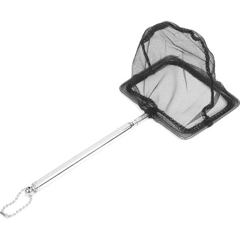 Épuisette de pêche extensible avec manche en acier inoxydable, épuisette télescopique pour étangs et lacs (4' (107,5(14-51)cm) ) (1/5)