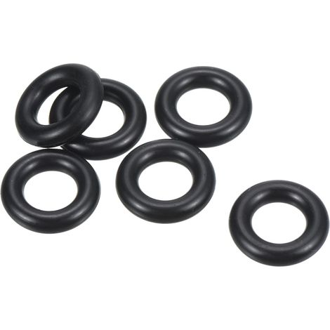 Joint Torique Nitrile Caoutchouc 20mm OD 10mm ID 5mm Largeur, 25 Pcs Métrique Scellage Joint pour Robinet Plomberie Automobile Réparation, Noire (1/5)