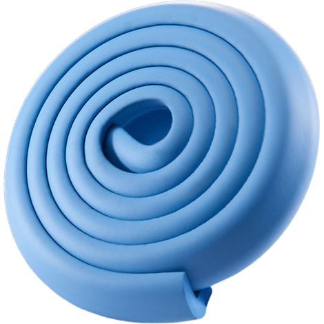 Protectores de esquinas para bebés, ideales para proteger las esquinas afiladas de mesas, armarios y paredes (azul, 1 rollo). (1/5)