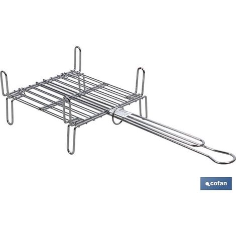 Doppia Griglia INOX 500 x 500 mm