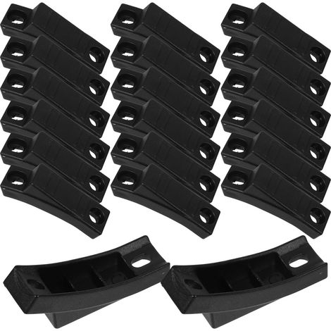 Embouts de Protection pour Pieds de Chaise 25 MM, Lot de 20 Patins Tubulaires en Plastique Antidérapants, Adaptés aux Parquets, Usage Intérieur, pour Chaises et Meubles (1/5)