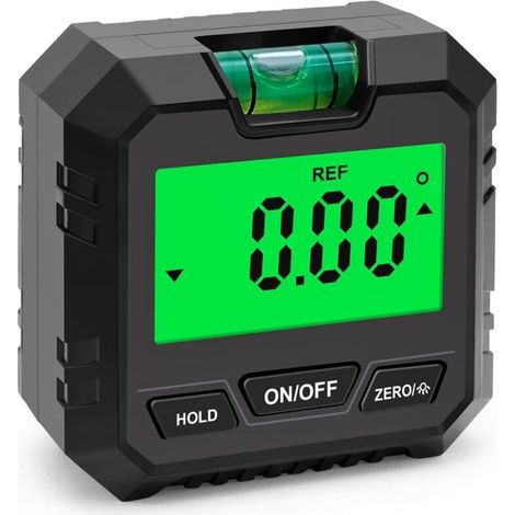 Digital Electronic Level and Angle Finder with LCD Display, Spirit Level and Magnetic Base, Digital Inclinometer Angle Measuring Tool for Woodworking, Construction (1/5)