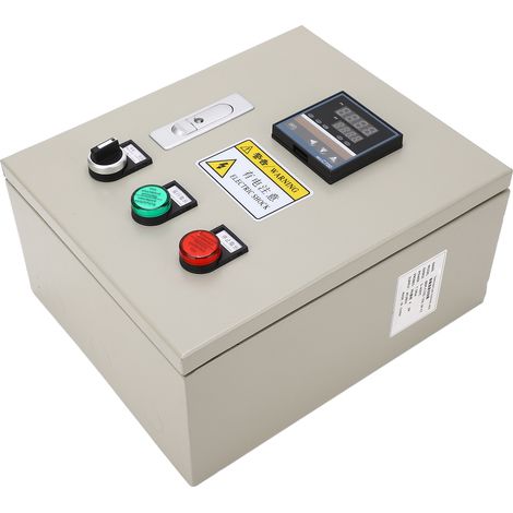 Thermostat PID numérique avec thermocouple, régulateur de température intelligent, boîtier 380VAC triphasé 7,5KW, contrôleur de chauffe précis. (1/5)