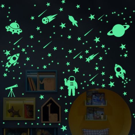 Étoiles Phosphorescentes - Décoration Murale Plafond - Pour Chambre Enfant - 103 Pièces (1/5)