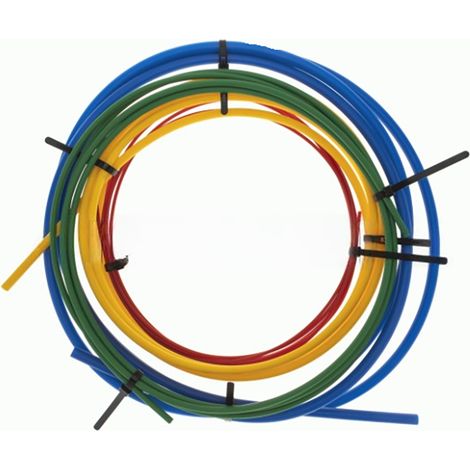 Kit de 4 Resortes Dobladores de Cobre (1/4" a 5/8")  Longitud 4m  Soporte Profesional para Instaladores HVAC/R