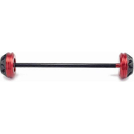 Sturzpads für Vorder- und Hinterradachse/Gabel von Yamaha MT-07 FZ-07, XSR700, Motorradständer, Schrauben, Schwingenaufnahmen, MT-FZ-07 – nur vorne, rot
