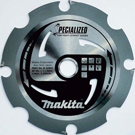 Makita SPECIALIZED Sägeblatt 165x20x4Z