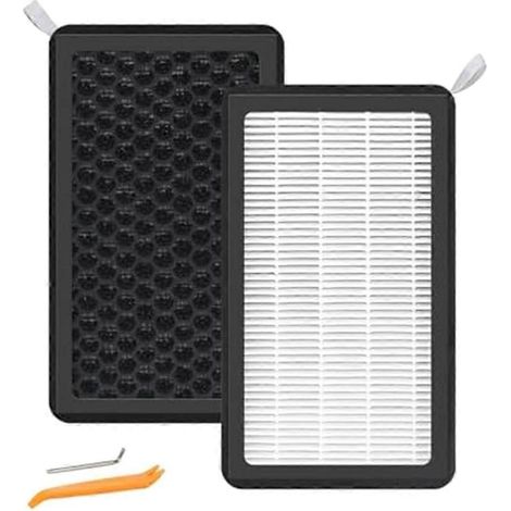 Lot de 2 filtres à air HEPA de type Y pour Tesla Model 3, avec charbon actif, pour le remplacement des filtres d'habitacle Tesla.