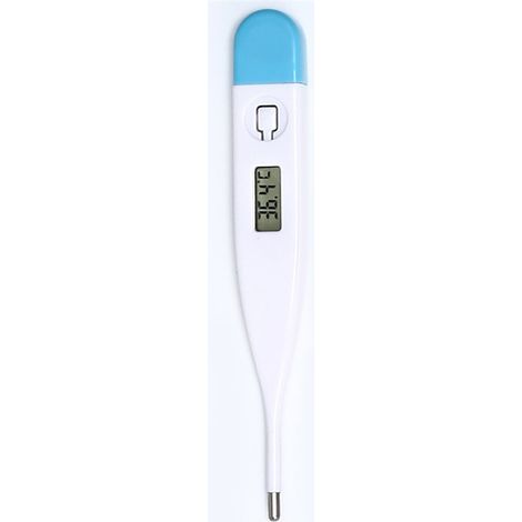 Thermomètre numérique bébé adulte étanche, mesure orale axillaire rectale, alarme fièvre précise rapide (1/4)
