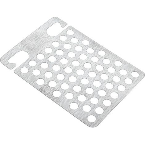 Grille métallique pour manchon  Pour manchon 110 mm - 13,5 x 18,5 cm