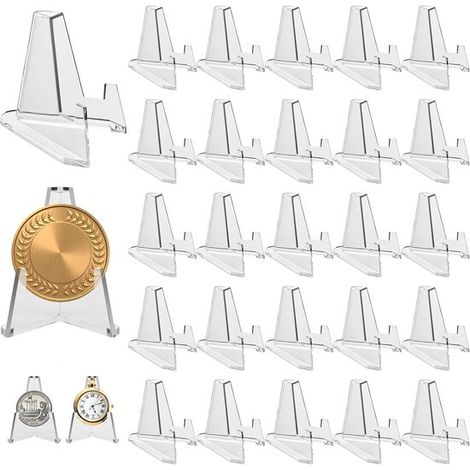 Expositor de monedas，24 piezas，Soporte para monedas，Soporte para monedas，Soporte apto para tarjetas，Soportes para monedas，Tarjetero de visita (1/5)
