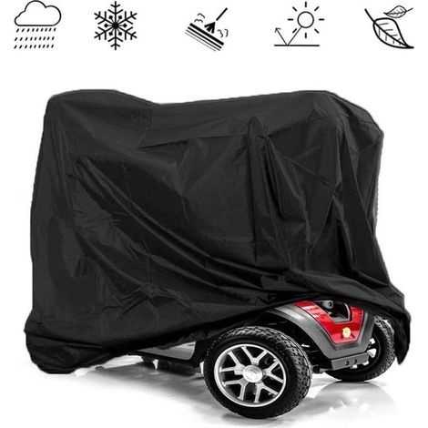 Housse de scooter de mobilité – Tissu Oxford 210D imperméable – Protection contre pluie, poussière, neige – Dimensions 190x71x117cm (1/5)