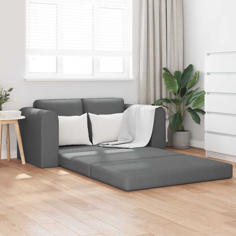 Schlafsofa 60cm Dunkelgrau Stoff