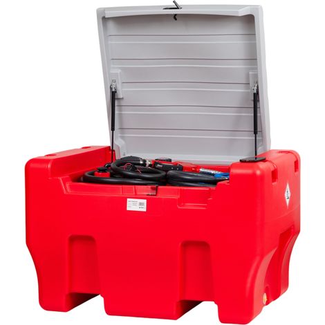 Réservoir Diesel Rouge Fioul PE 300L + AdBlue 50L avec pompe 12V MW Tools TDA3305012