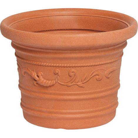 VASO IN PLASTICA FESTONATO D 35XH26 CM PRESTIGE- 1,0 pz