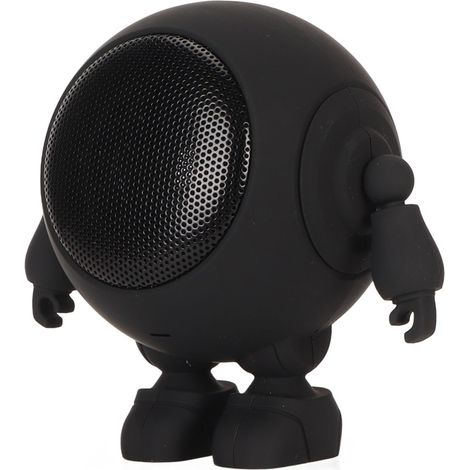 Haut-Parleur Portable, Mini Haut-Parleur sans Fil, Microphone intégré, Forme de Robot, Prise en Charge de la Connexion à Double Haut-Parleur, Entrée USB C, pour Fête en (Black) (1/5)