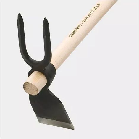 Agef Zappetta Forgiata Bidente - Manico Faggio Naturale - 120 cm