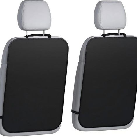 Set mit 2 Schutzhüllen für die Rückbank von Kinderautos, geeignet zum Schutz der Autositze vor Schlamm und Kratzern, Sitzkissen mit Netztaschen (1/5)