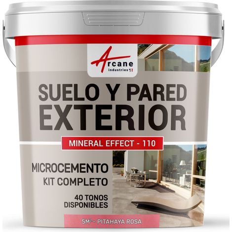 Microcemento para exteriores: suelos, muros, terrazas, balcones, escaleras