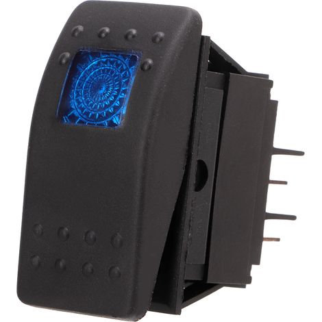 Interrupteur à bascule 16A 250VAC pour barre LED, voiture électrique, bouton d'alimentation à bascule étanche (1/5)