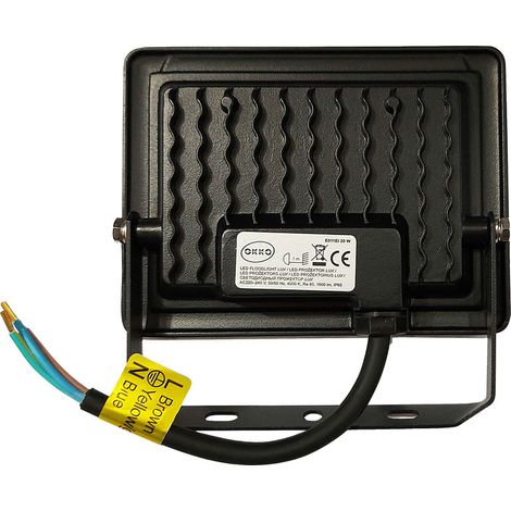 Flutlichtstrahler Kanlux E011EI 20 W, 1600 lm, 4000 K schwarz