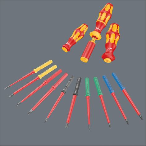 Herramienta del electricista wera kraftform kompakt vde 65 i pz certificado VDE pack 5