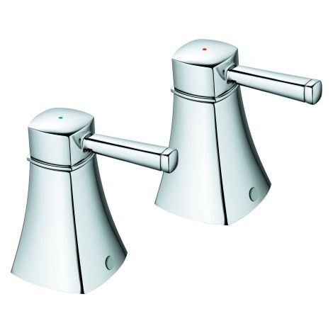 Griffpaar Grandera 48325 Markierung blau/rot chrom (1/2)