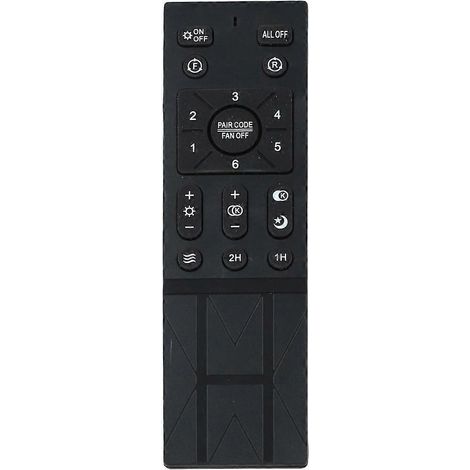 Kit de télécommande pour ventilateur de plafond avec éclairage et moteur CC sans balais à 6 vitesses et variateur de fréquence pour systèmes de ventilateurs et éclairages Hongyun (1/5)