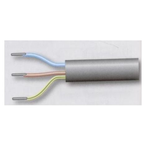 Câble électrique 0.755mm² gris 3 conducteurs SOMFY (1/2)