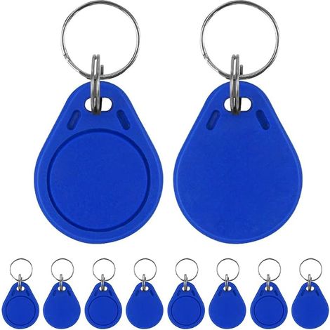 Packung mit 10 wiederbeschreibbaren UID-Tokens – Programmierbarer RFID-Kartentoken – NFC – 13,56 MHz ABS-Zutrittskontrollkarte (1/5)